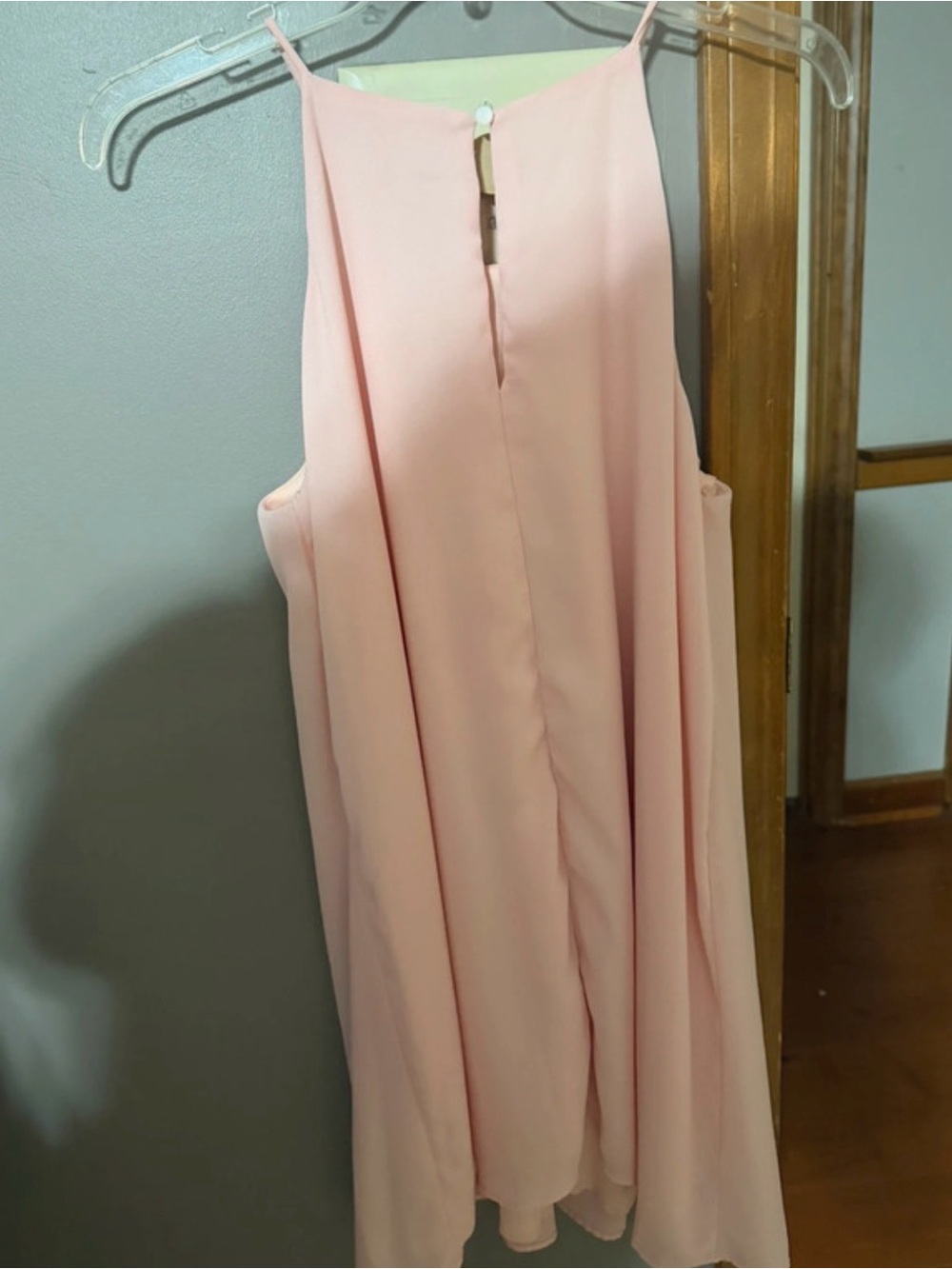 Style Rack Blush Pleated Mini Dress - Picture 2 of 3